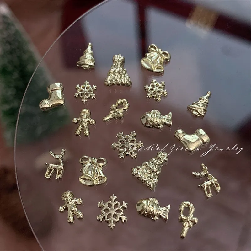 Alloy Christmas Nail Art Decoration